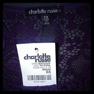 NWT purple lace dress